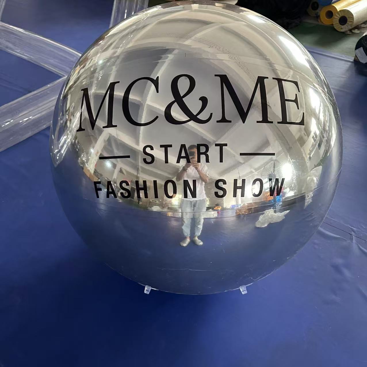 Custom Logo Inflatable Mirror Balloon - OEM/ODM Inflatable Reflective Party Decoration